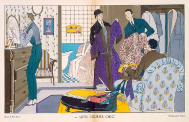 Quel homme chic, moda masculina, 1921